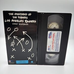 The Greatness of the Raiders Los Angeles Raiders 1991 Video Yearbook VHS NFL